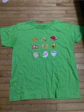 Breakfast Graphic baby Tee with